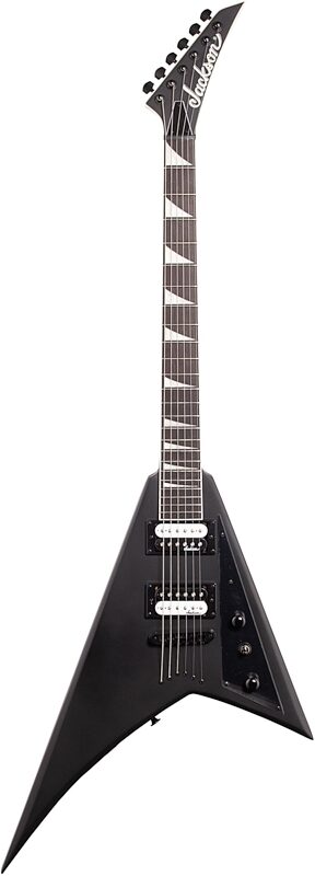 Jackson JS Series Rhoads JS32T Electric Guitar, Amaranth Fingerboard, Satin Black, Full Straight Front