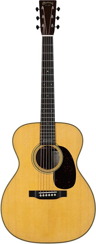 Martin 000-28EC Eric Clapton Auditorium Acoustic Guitar with Case, Natural, Full Straight Front