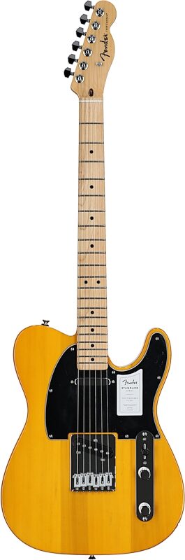 Fender Standard Telecaster Electric Guitar, Maple Fingerboard, Butterscotch Blonde, Full Straight Front