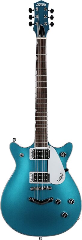Gretsch G5222 Electromatic Double Jet BT Electric Guitar, Ocean Turquoise, Full Straight Front