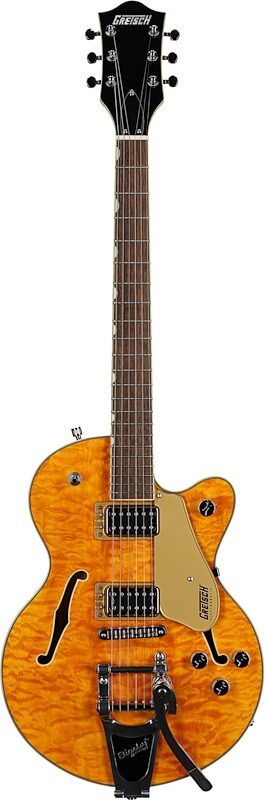Gretsch G5655TQM Electromatic Center Block Junior Single-Cut Electric Guitar (with Bigsby Tremolo), Speyside, USED, Blemished, Full Straight Front