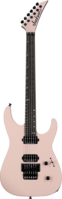 Jackson American Series Virtuoso Electric Guitar (with Case), Satin Shell Pink, Full Straight Front