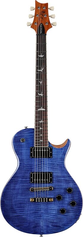 PRS Paul Reed Smith SE McCarty 594 Singlecut Electric Guitar (with Gig Bag), Faded Blue, Full Straight Front