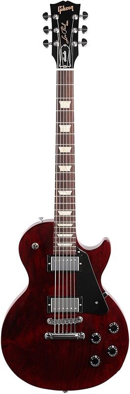 Gibson Les Paul Studio Electric Guitar (with Soft Case), Wine Red, 18-Pay-Eligible, Full Straight Front