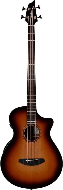 Breedlove Organic Solo Pro Concerto CE Acoustic-Electric Bass (with Case), Edgeburst, Full Straight Front