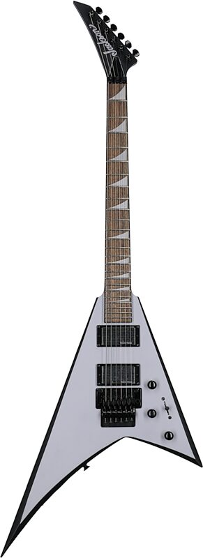 Jackson X Series Rhoads RRX24 Electric Guitar, with Laurel Fingerboard, Battleship Gray with Black Bevel, Full Straight Front
