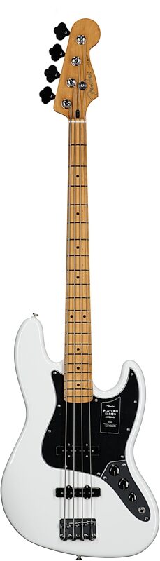 Fender Player II Jazz Electric Bass, with Maple Fingerboard, Polar White, USED, Blemished, Full Straight Front