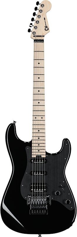 Charvel Pro-Mod So-Cal Style 1 HSS FR M Electric Guitar, Gloss Black, USED, Blemished, Full Straight Front