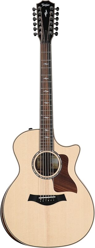 Taylor 854ce Acoustic-Electric Guitar, 12-String (with Case), Natural, Full Straight Front