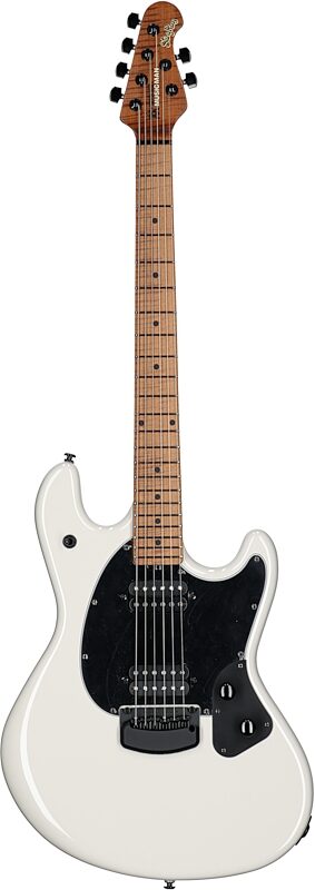 Ernie Ball Music Man StingRay RS Electric Guitar (with Case), Limestone, Full Straight Front