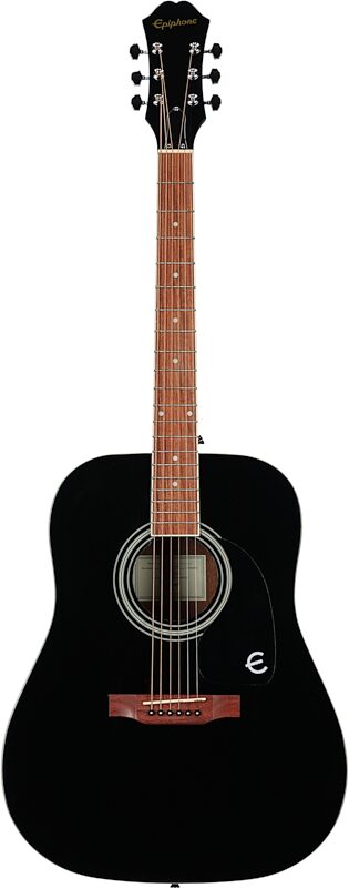 Epiphone Songmaker FT-100 Acoustic Guitar, Ebony, Full Straight Front