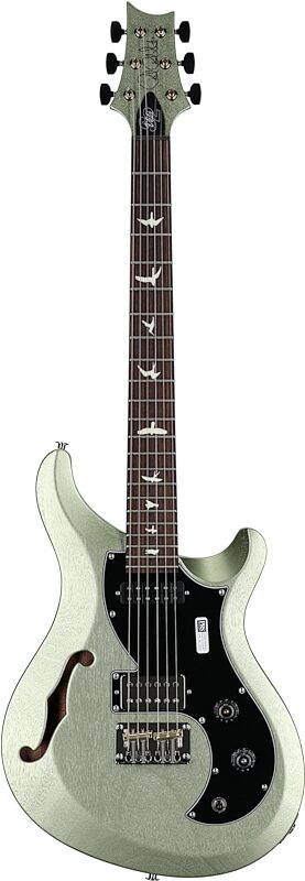 PRS Paul Reed Smith S2 Vela Semi-Hollowbody Electric Guitrar, Mavis Mint Metallic, Full Straight Front