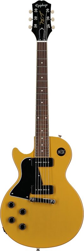 Epiphone Les Paul Special Electric Guitar, Left-Handed, TV Yellow, Full Straight Front