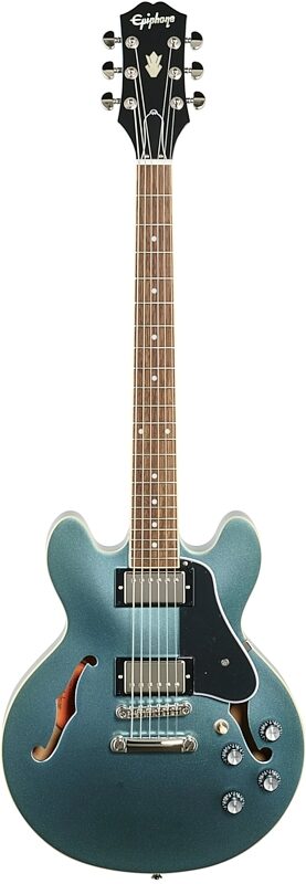 Epiphone ES-339 Semi-Hollowbody Electric Guitar, Pelham Blue, Full Straight Front