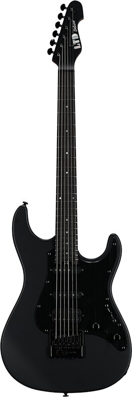 ESP LTD SN-1000 EverTune Electric Guitar, Charcoal Metallic Satin, Full Straight Front