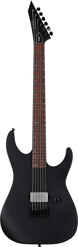 ESP LTD M-201HT Electric Guitar, Black Satin, Full Straight Front