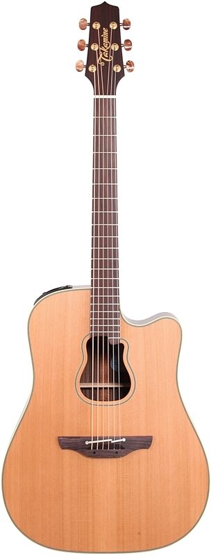Takamine GB7C Garth Brooks Acoustic-Electric Guitar (with Case), Natural Satin, Full Straight Front