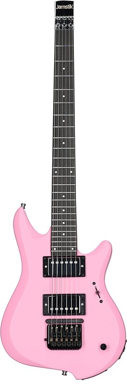 Jamstik Studio MIDI Electric Guitar (with Gig Bag), Pink, Blemished, Full Straight Front