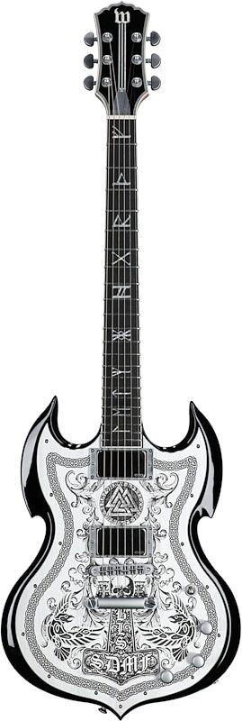 Wylde Audio Iron Works Barbarian Electric Guitar, Black Burst, Full Straight Front