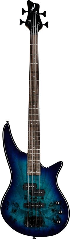 Jackson JS Series Spectra JS2P Electric Bass, Blue Burst, Full Straight Front