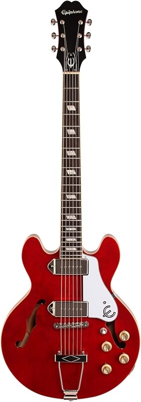 Epiphone Casino Coupe Electric Guitar, Cherry, Full Straight Front