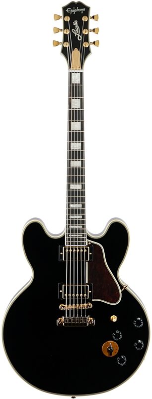 Epiphone B.B. King Lucille Electric Guitar (with Case), Ebony, Full Straight Front