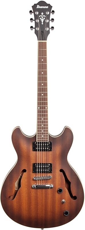 Ibanez AS53 Artcore Semi-Hollowbody Electric Guitar, Tobacco Flat, Blemished, Full Straight Front