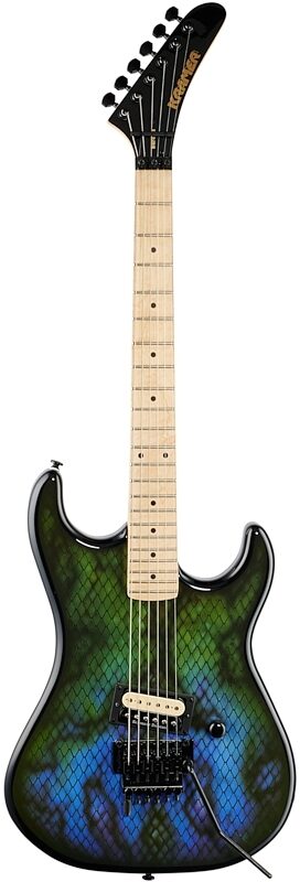 Kramer Baretta Custom Graphics Electric Guitar (with EVH D-Tuna and Gig Bag), Viper, Custom Graphics, Blemished, Full Straight Front
