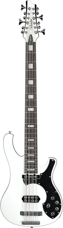 Schecter Stargazer 12 Electric Bass, 12-String, Gloss White, Full Straight Front