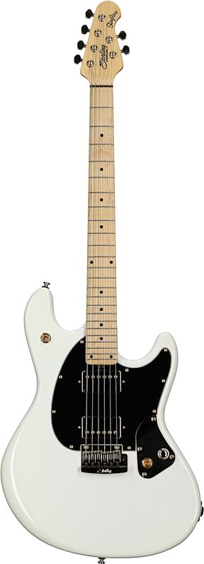 Sterling by Music Man Jared Dines StingRay Electric Guitar (with Gig Bag), Olympic White, Full Straight Front
