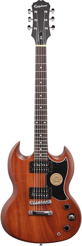 Epiphone SG Special VE Electric Guitar, Vintage Walnut, Full Straight Front