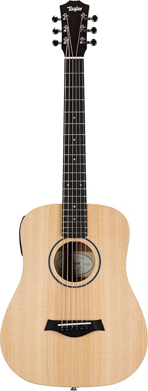 Taylor BT1e Baby Taylor Acoustic-Electric Guitar (with Gig Bag), 3/4-Size, Full Straight Front