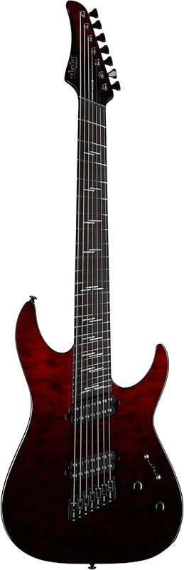 Schecter Reaper 7 Elite Multiscale Electric Guitar, 7-String, Blood Burst, Full Straight Front