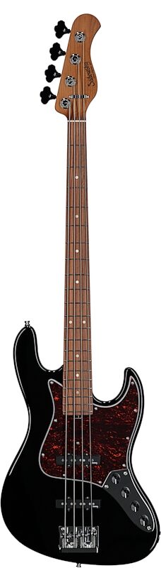 Sadowsky MetroExpress 21-Fret Vintage J/J Electric Bass, with Morado Fingerboard (with Gig Bag), Black, Full Straight Front