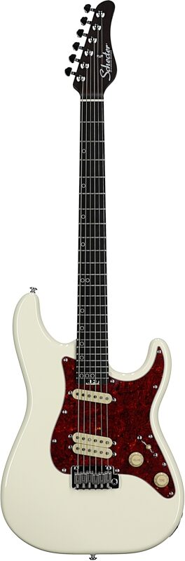 Schecter MV-6 Electric Guitar, with Ebony Fingerboard, Olympic White, Full Straight Front