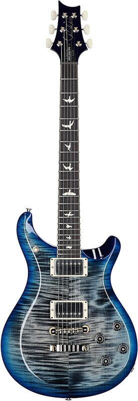 PRS Paul Reed Smith S2 McCarty 594 Electric Guitar (with Gig Bag), Faded Gray Black Blue Burst, Full Straight Front