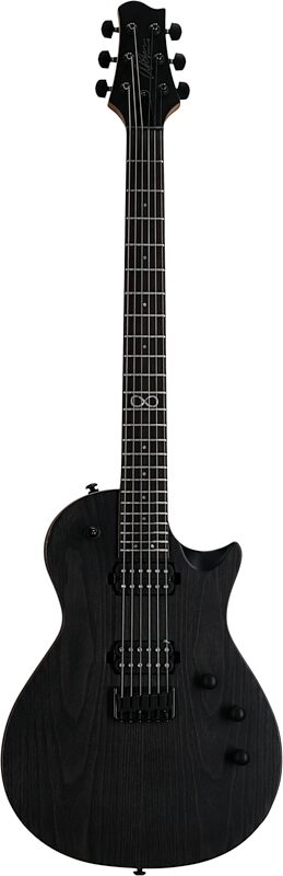 Chapman ML2 Electric Guitar, Slate Black Satin, Full Straight Front