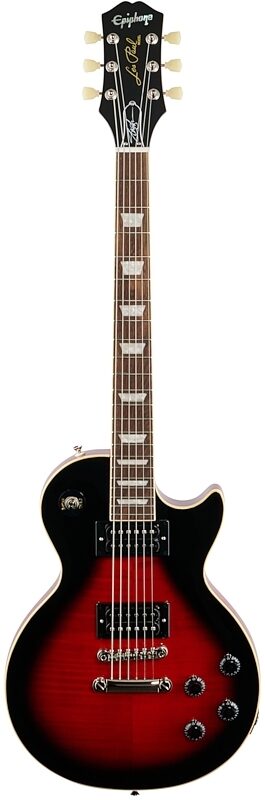 Epiphone Slash Les Paul Electric Guitar (with Case), Vermillion Burst, Blemished, Full Straight Front