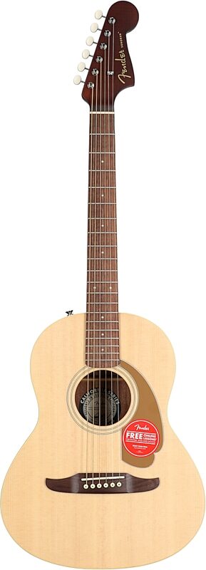 Fender Sonoran Mini Acoustic Guitar (with Gig Bag), Natural, Full Straight Front