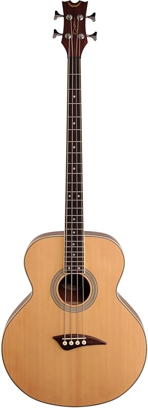 Dean EAB Acoustic-Electric Bass, Natural, Full Straight Front