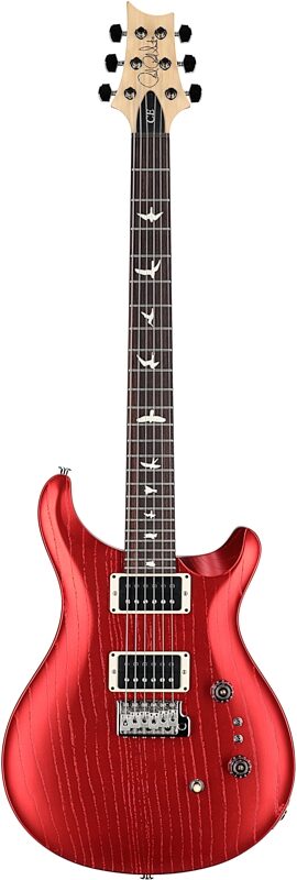 PRS Paul Reed Smith CE 24-08 Swamp Ash Electric Guitar (with Gig Bag), Satin Red Apple Metallic, Full Straight Front
