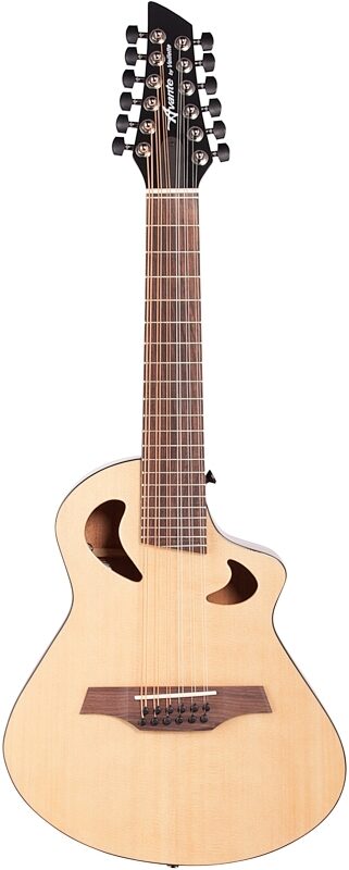 Veillette Avante Gryphon High-Tuned 12-String Acoustic Guitar, Natural, Full Straight Front