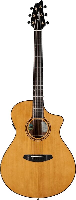 Breedlove Organic Pro Performer Concert Thinline CE Acoustic-Electric Guitar (with Case), New, Full Straight Front