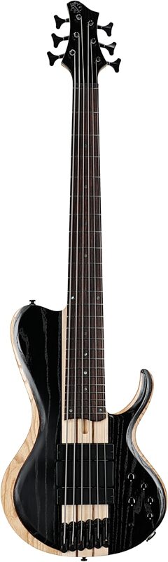 Ibanez BTB866SC Bass Workshop Electric Bass, Weathered Black Low Gloss, Full Straight Front