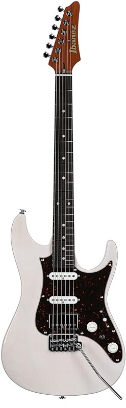 Ibanez AZ2204N Prestige Electric Guitar (with Case), Antique White Blonde, Full Straight Front