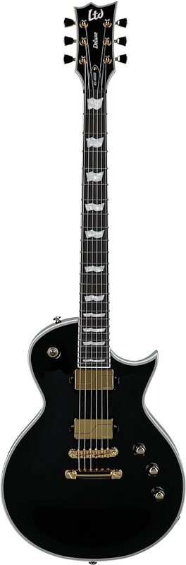 ESP LTD Deluxe EC-1000 Fluence Electric Guitar, Black, Full Straight Front