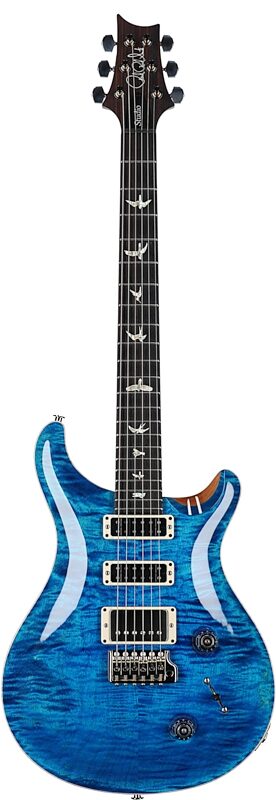 PRS Paul Reed Smith Studio Electric Guitar (with Case), Aquamarine, Full Straight Front