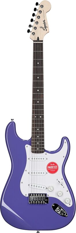 Squier Sonic Stratocaster Electric Guitar, Laurel Fingerboard, Ultraviolet, Full Straight Front