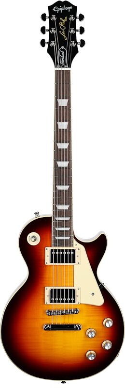 Epiphone Exclusive Les Paul Standard 60s Electric Guitar, Figured Fireball, Full Straight Front