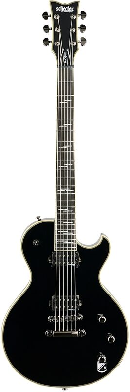 Schecter Solo-II Blackjack Electric Guitar, Gloss Black, Blemished, Full Straight Front